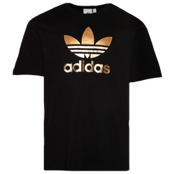 Men's - adidas Originals Trefoil T-Shirt - Black/Gold