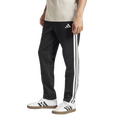 adidas Essentials 3-Stripes Fleece Open Hem Pants - Adidas Black/White