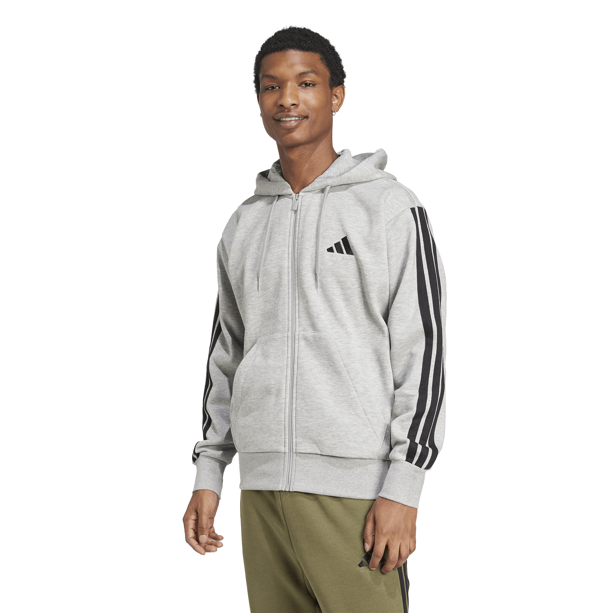 adidas Essentials 3-Stripes Fleece Hoodie - Men's | Champs Sports
