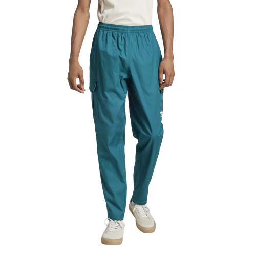 

adidas Originals Mens adidas Originals Woven Cargo Pants - Mens Teal/White Size S