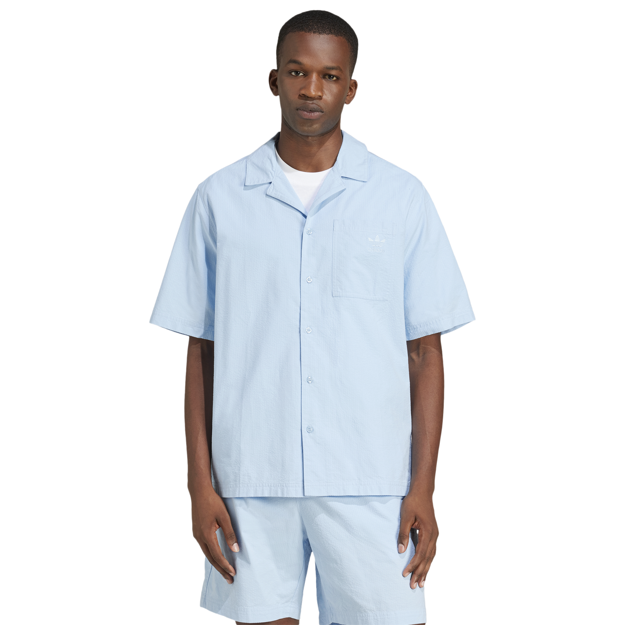 ★adidas originals★ESS SEERSUCKER S.SLEEVE SHIRT★追跡可 adidas Originals Essentials Seersucker T-Shirt | Foot Locker