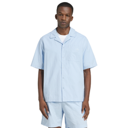 Men's - adidas Originals Essentials Seersucker T-Shirt - Clear Sky