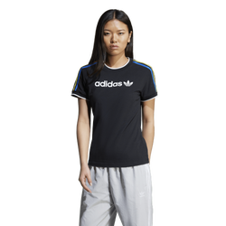 Women's - adidas Cali Short Sleeve T-Shirt - Black/Multi