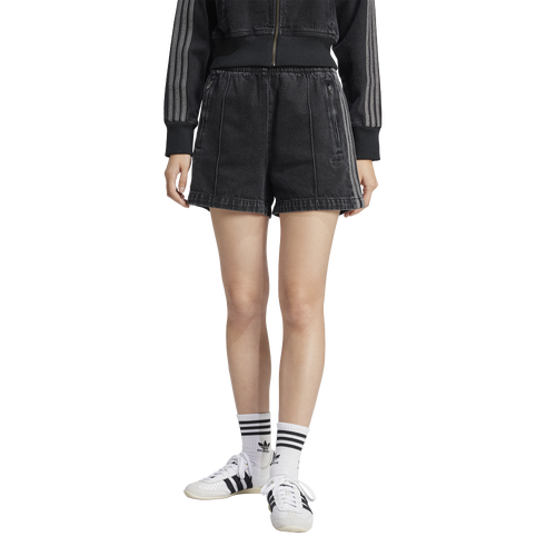  - adidas Originals adicolor 3-Stripes Denim Shorts - True Black Denim