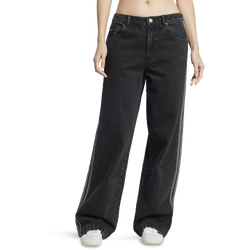 Women's - adidas Originals adicolor 3-Stripes Denim Track Pants - True Black Denim