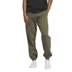 Women's - adidas Originals Trefoil Essentials Fleece Pants - Olive Strata