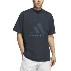 Men's - adidas Basketball T-Shirt - Aurora Ink