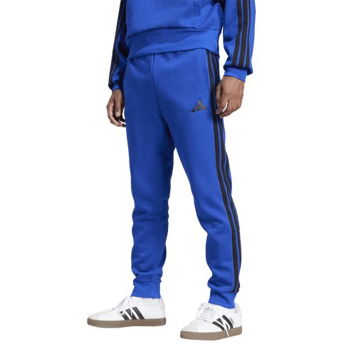 adidas Essentials 3-Stripes Fleece Joggers - adidas Team Royal Blue/Black