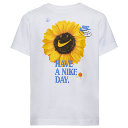 Boys' Grade School - Nike Day T-Shirt  - White/Yellow 