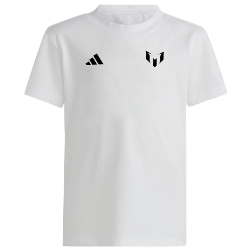 

Boys adidas adidas Messi Miami T-Shirt - Boys' Grade School White/Black Size L