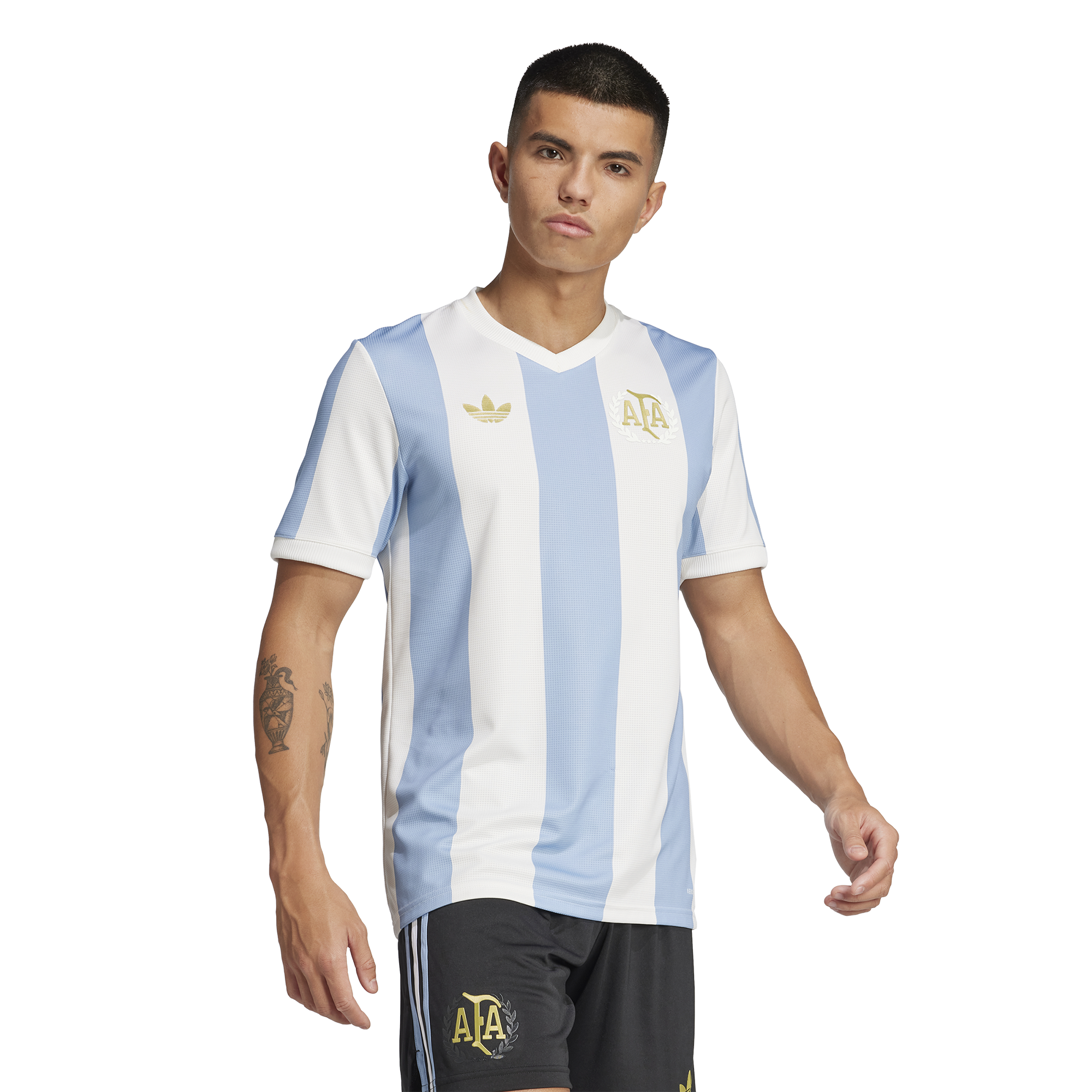 adidas x Argentina アルゼンチン FA アニバーサリー Tシャツ アディダス アルゼンチン アニバーサリーTシャツ - ブルー