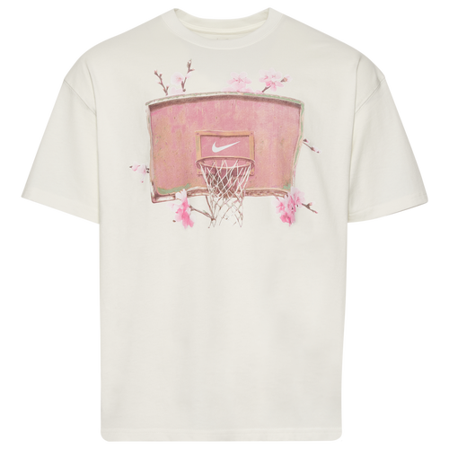 MENS - Nike Unseen Hours Loose T-Shirt - Sail/Pink