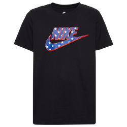 Boys' Grade School - Nike Futura Americana T-Shirt - Black/White