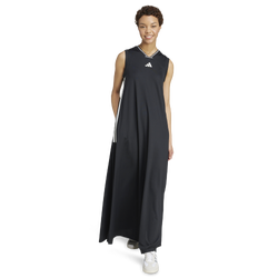 Women's - adidas Tiro Cut 3-Stripes Soft Mesh Dress - Black/White
