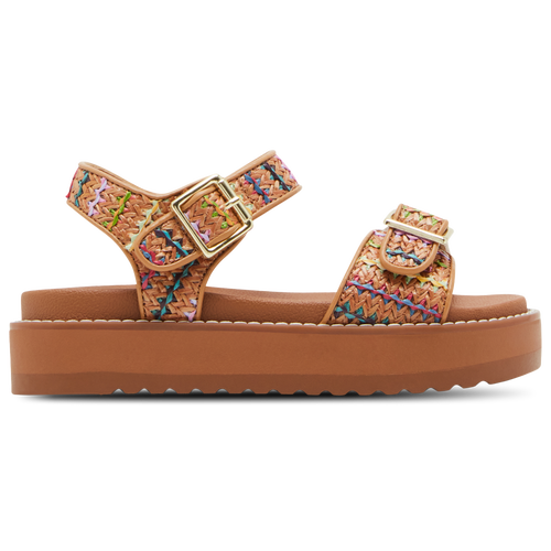 GIRLS - Steve Madden Gal Sandal - Cognac Multi