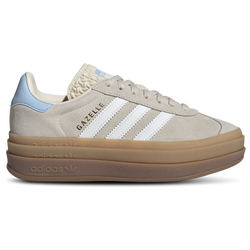 Girls' Grade School - adidas Originals Gazelle Bold - Blue/Tan/Gum