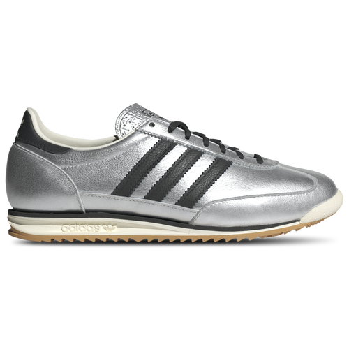 

adidas Originals Womens adidas Originals SL 72 Metallic - Womens Shoes Silver Metallic/Black/White Size 10.0