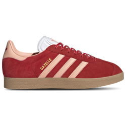 Women's - adidas Originals Gazelle - Better Scarlet/Glow Pink/Gold Metallic