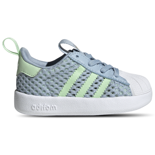 Adidas Originals Boys Superstar 360 Shoes Wonder Blue White Supplier Colour Size 08.0