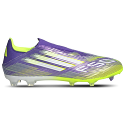 Men's - adidas F50 League Laceless FG - Purple Rush/White