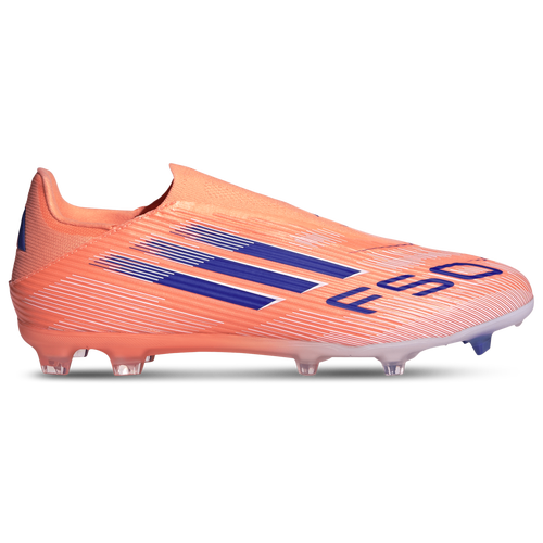 adidas F50 League Laceless FG - adidas Beam Orange/Lucid Blue