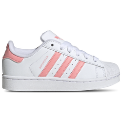 Boys' Preschool - adidas Originals Superstar - White/Semi Pink Spark/White