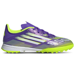 Boys' Grade School - adidas F50 League Turf - Purple Rush/Ftwr White
