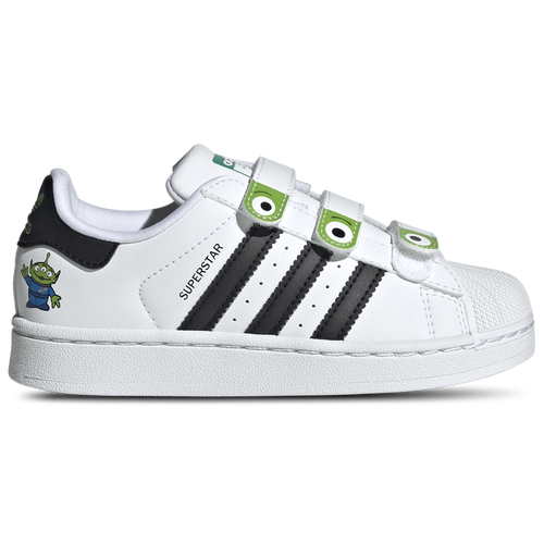 adidas Originals Superstar - adidas Originals White/Black Semi Solar Green
