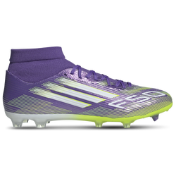 Men's - adidas F50 League Mid FG/MG - Purple Rush/White