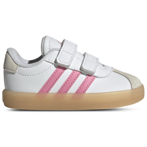 BOYS - adidas VL Court 3.0 - Alumina/Bliss Pink Footwear White