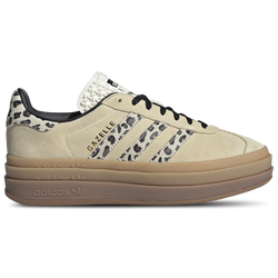 Women's - adidas Originals Gazelle Bold - Cream White/Black/Cream White