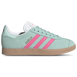 Women's - adidas Originals Gazelle Indoor - Semi Flash Aqua/Off White/Lucid Pink