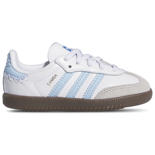 

adidas Originals Boys adidas Originals Samba Original - Boys' Toddler Tennis Shoes Blue/Clear Sky/Ftwr White Size 4.0