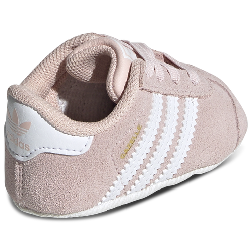 Adidas gazelle crib shoes pink online