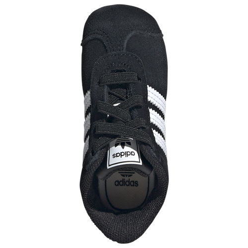 Adidas crib shoes black clearance