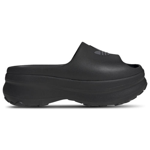 Women's - adidas Originals adiFom Stan Smith Slides - Black/Grey