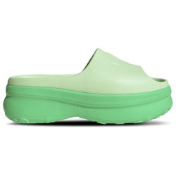 Women's - adidas Originals adiFom Stan Smith Slides - Semi Green Spark/Energy Green/Energy Green