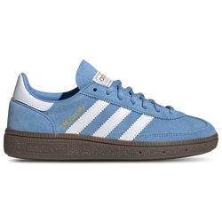 Boys' Grade School - adidas Originals Handball Spezial - Light Blue/Ftwr White/Gum