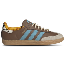 Boys' Grade School - adidas Originals Samba - Preloved Brown/Preloved Blue/Alumina