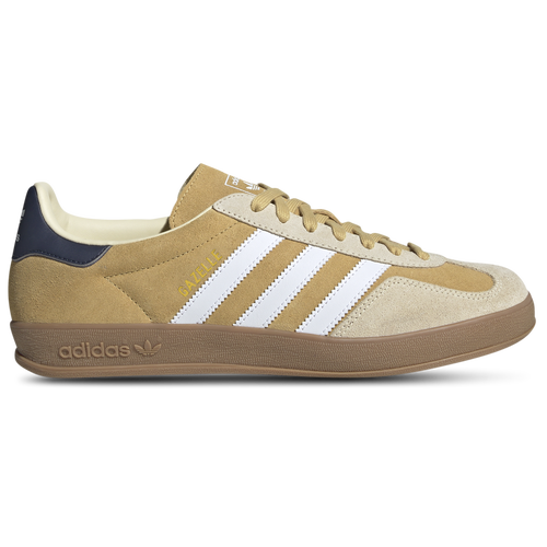 MENS - adidas Originals Gazelle Indoor - Oat/White Shadow Navy