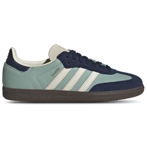 

adidas Originals Womens adidas Originals Samba OG - Womens Running Shoes Cream White/Hazy Green/Night Indigo Size 6.0