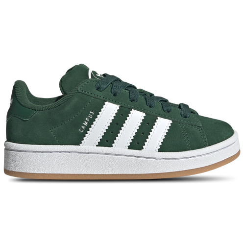 

adidas Originals Boys adidas Originals Campus 00s CF EL - Boys' Preschool Shoes Dark Green/Gum/White Size 01.5