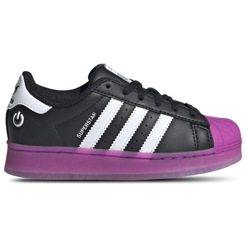 

Girls Preschool adidas Originals adidas Originals Superstar LED Lights - Girls' Preschool Shoe Black/Purple Burst/White Size 11.5