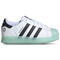 Boys' Preschool - adidas Originals Superstar LED Lights - White/Purple/Black