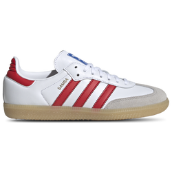 Boys' Grade School - adidas Originals Samba - White/Red