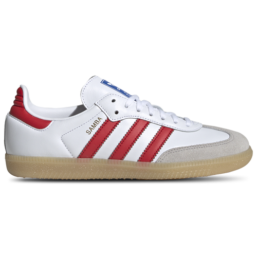 

adidas Originals Boys adidas Originals Samba - Boys' Grade School Shoes White/Red Size 4.0