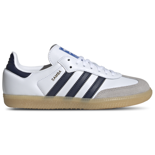 

Boys adidas Originals adidas Originals Samba - Boys' Grade School Shoe White/Collegiate Navy/Gum Size 05.0