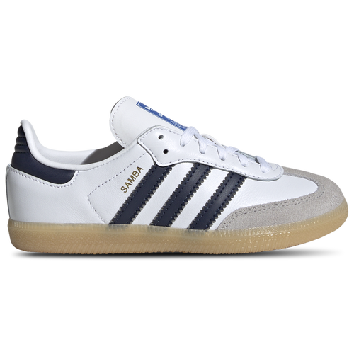 

Boys Preschool adidas Originals adidas Originals Samba - Boys' Preschool Soccer Shoe White/Collegiate Navy/Gum Size 02.0