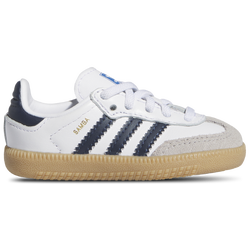 Boys' Toddler - adidas Originals Samba - White/Collegiate Navy/Gum