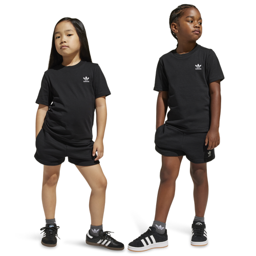 BOYS - adidas Originals Trefoil Shorts and Tee Set - Black
